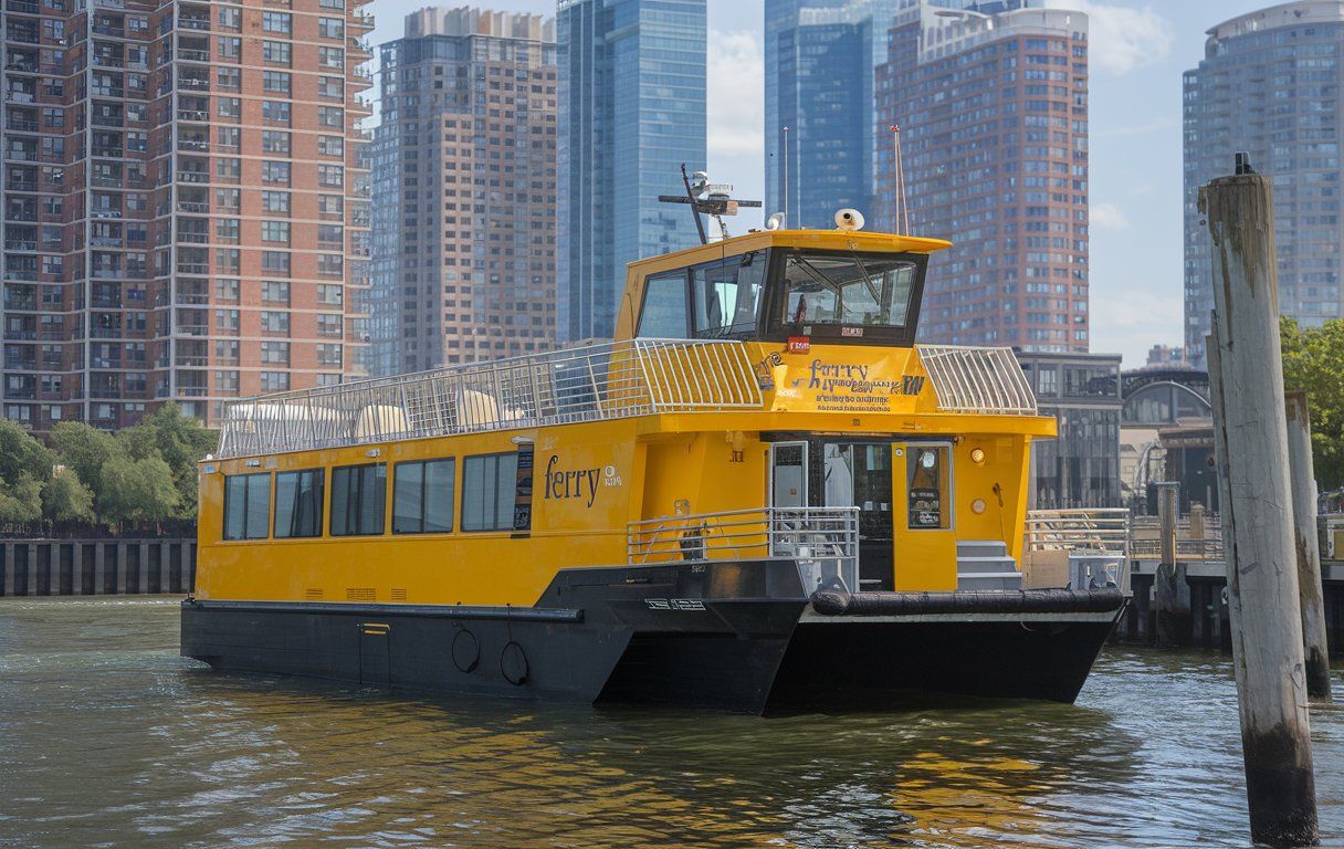 Ferry In Jersey City NJ